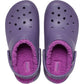 Crocs Classic Lined Thermoplastic Kid's Nightshade Clogs