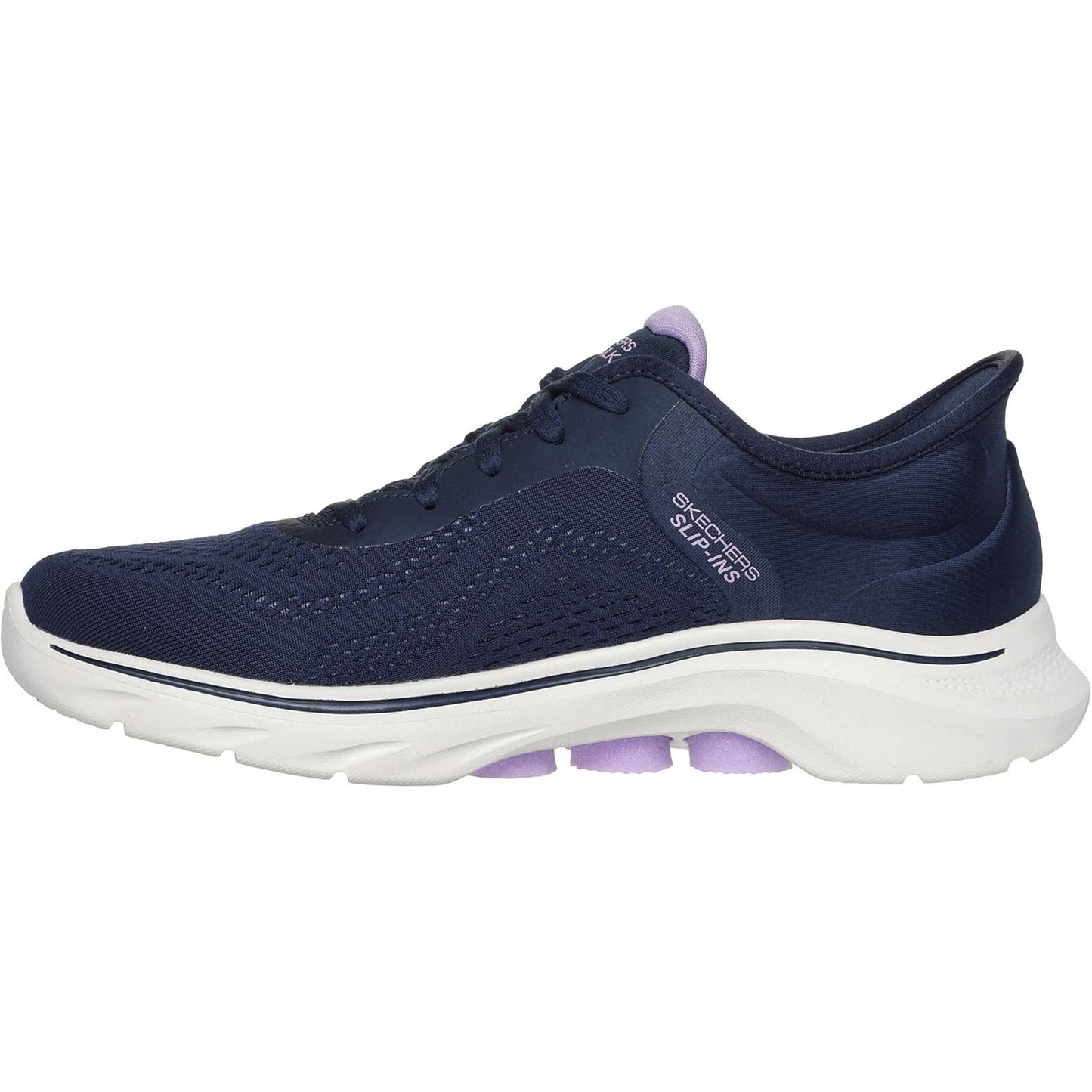 Skechers Women's GO WALK 7 - Valin Shoe in Navy/Lavender
