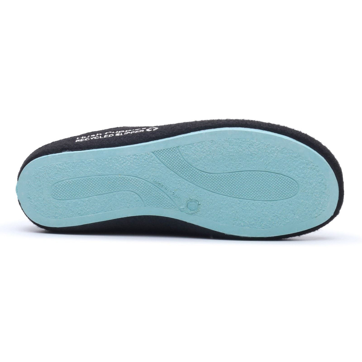 Hush Puppies The Good Polyester Men's Black Turquoise Slippers