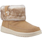 HEYDUDE Camden Cuff Classic Cozy Polyester Women's Cognac Winter Ankle Boots