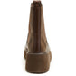 Rocket Dog Heyday Polyurethane Women's Dark Brown Flat Chelsea Boots