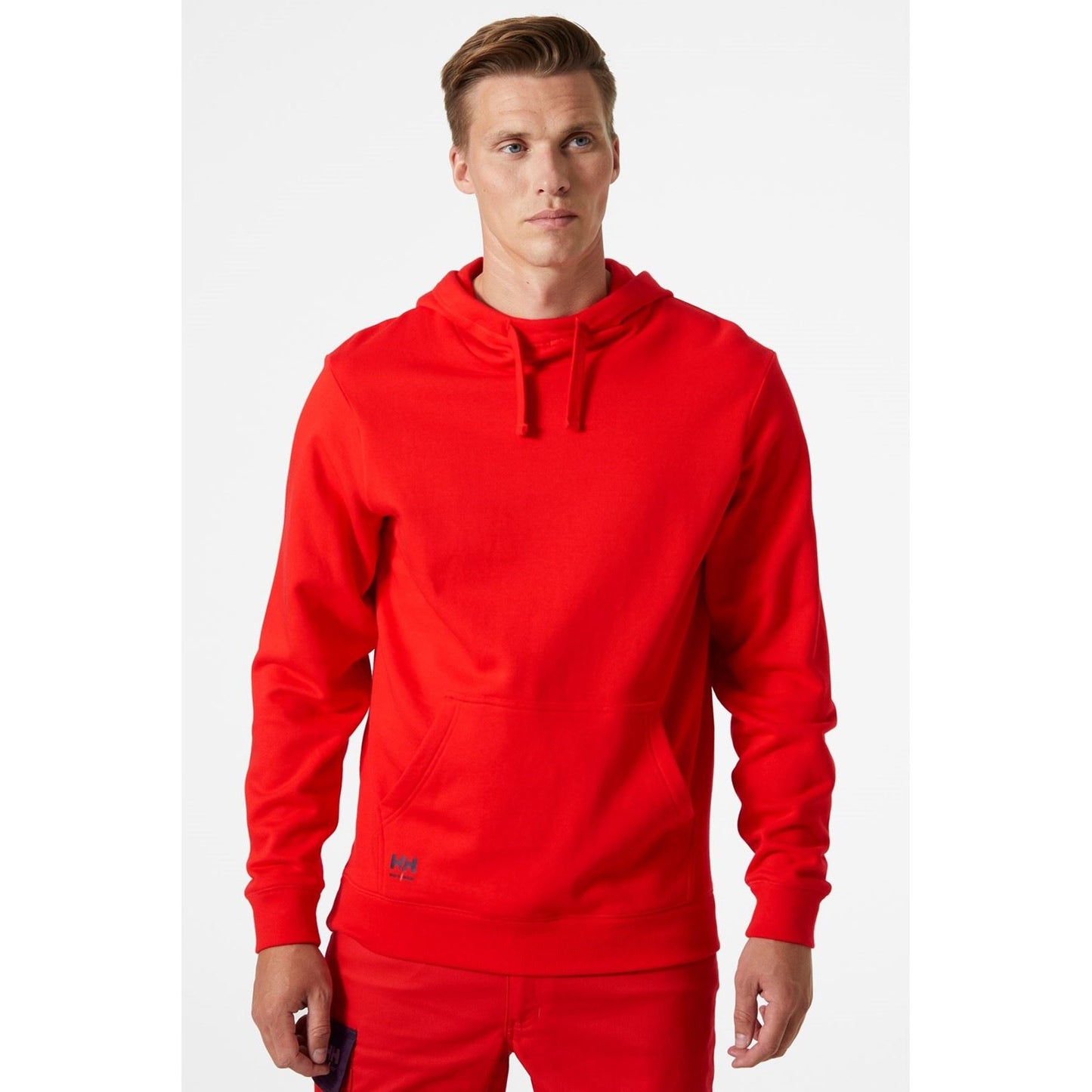 Helly Hansen Workwear Men's Manchester Hoodie in Alert Red