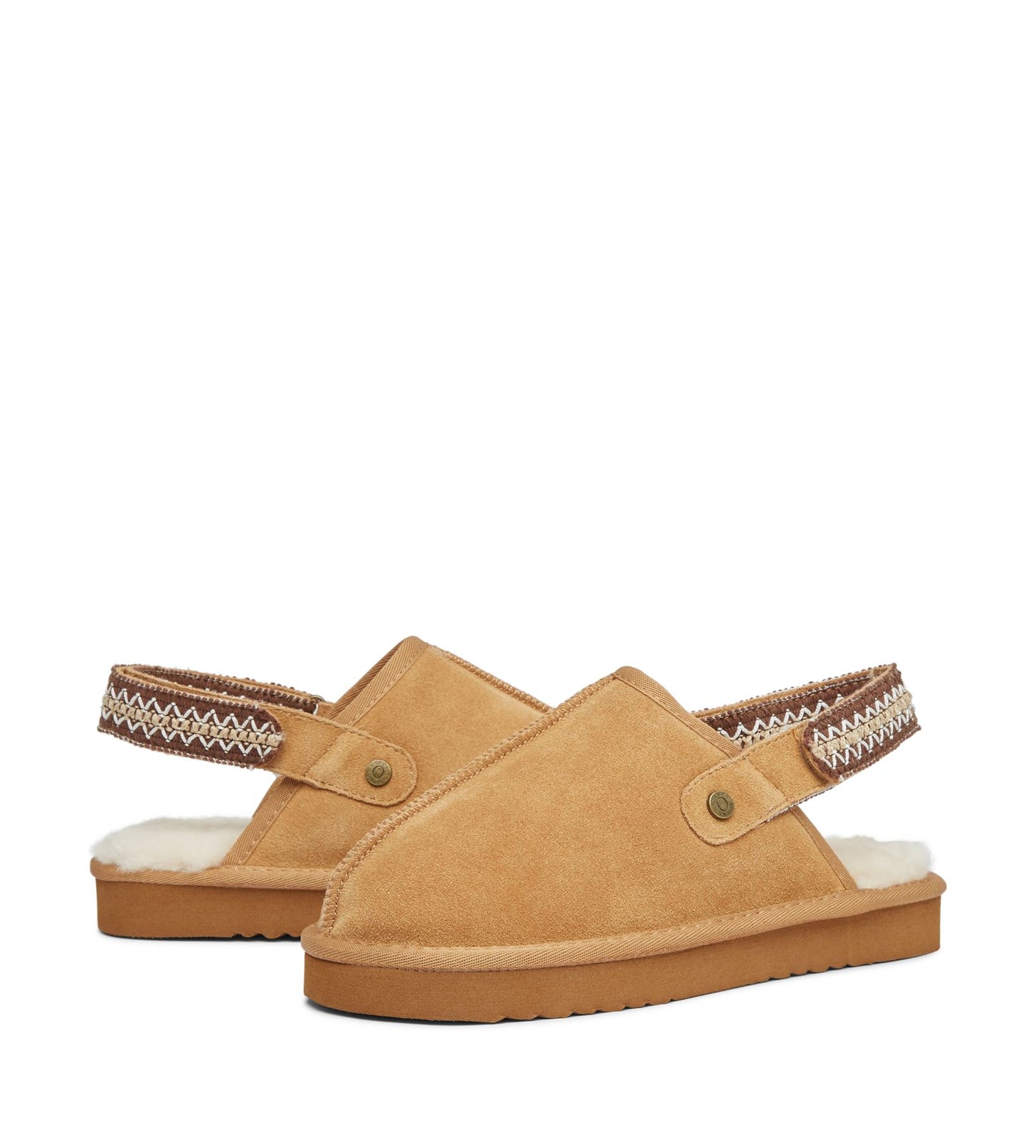 Osprey London The Constellation Suede Women's Tan Slippers