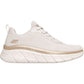 Skechers Bobs B Flex Hi Flying Women's White/Gold Engineered Knit Trainers