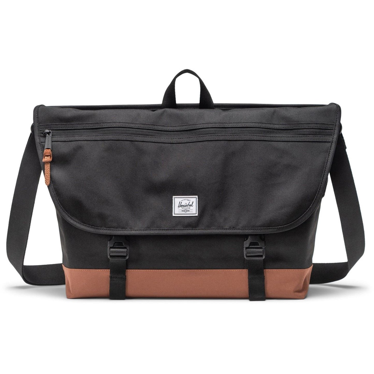Herschel Bags Cove Unisex Adults Black Messenger Bag - Medium