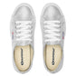 Superga Women's 2750 LAMEW Trainer in Grey Silver