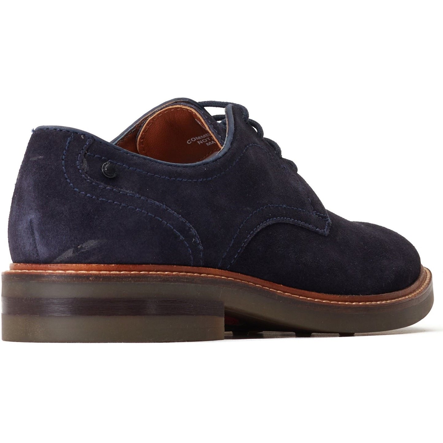Base London Men's Mawley Derby Shoe in Navy