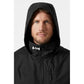 Helly Hansen Sport Men's Crew Hooded Midlayer Sailing Jacket 2.0 in Black