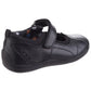 Hush Puppies Cindy Junior Leather Girls Black Shoes