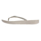 FitFlop Iqushion Ergonomic Women's Silver Flip Flops