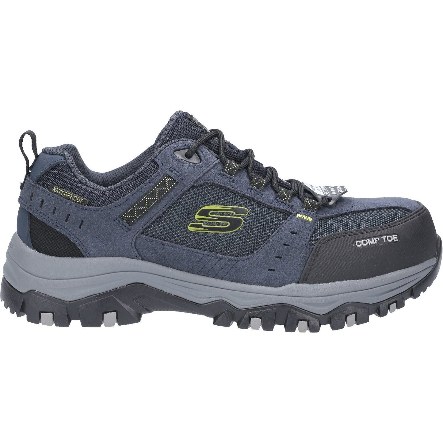 Skechers Workwear Greetah Suede Men's Navy/Black Safety Trainers