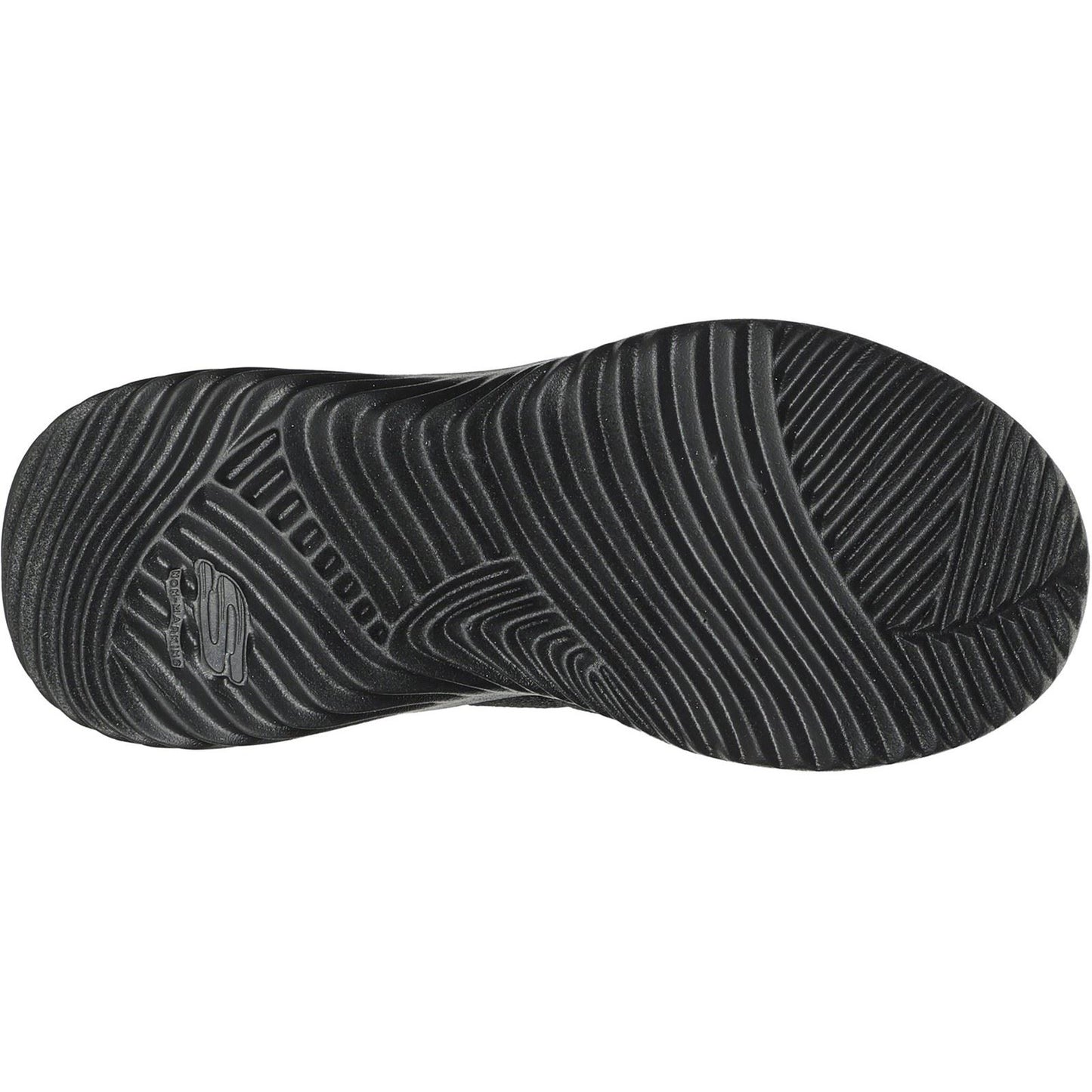 Skechers Bounder Baronik Textile Black Trainers