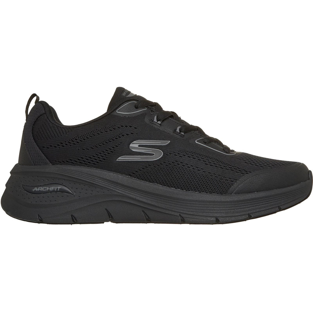 Skechers Arch Fit 3.0 Prawsper Textile Men's Black Mesh/Tpu Trainers