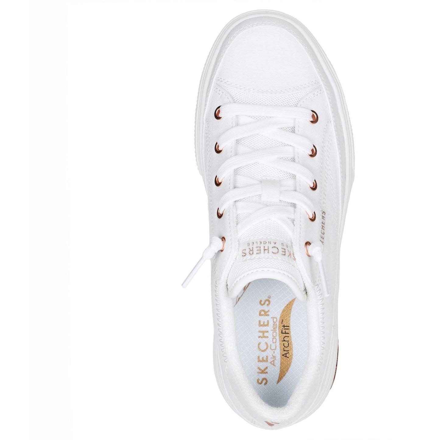 Skechers Women's Arch Fit Arcade - Meet Ya There Trainers in White