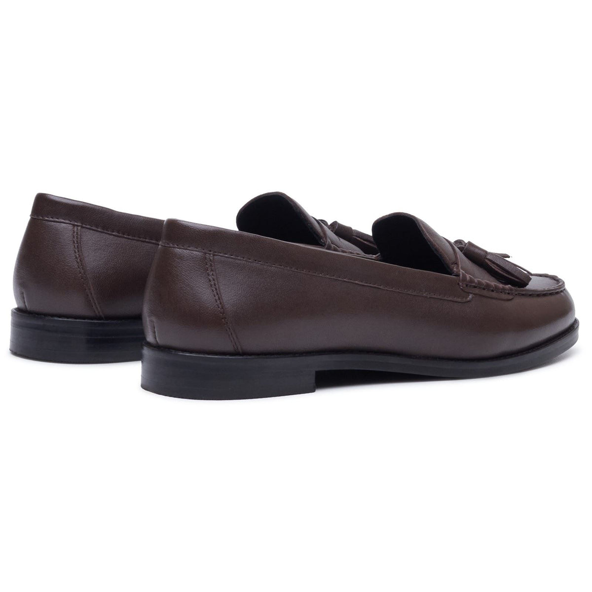 Hush Puppies Connie Leather Women's Chocolate Loafers