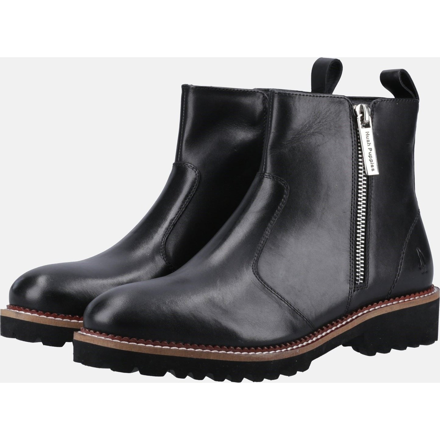 Hush Puppies Women's Grace Zip Boot in Black