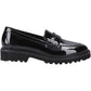 Hush Puppies Grazia Patent Leather Youth Black Loafers