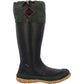 Muck Boots Unisex Forager Wellingtons in Black/Moss Green