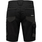 Hard Yakka Men's Raptor Active Mid-Short in Black