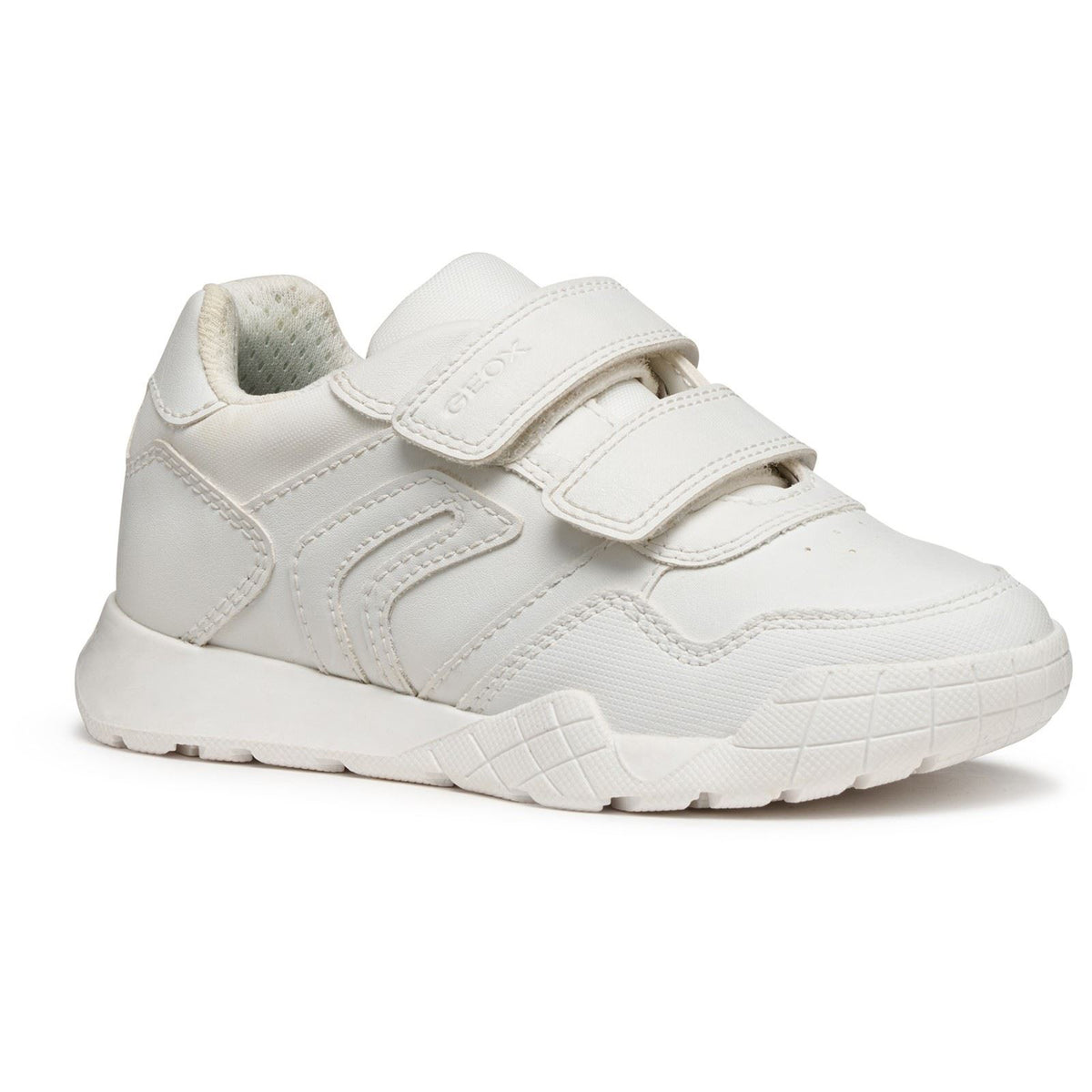 Geox J Rann-E Unisex Kid's White Trainers