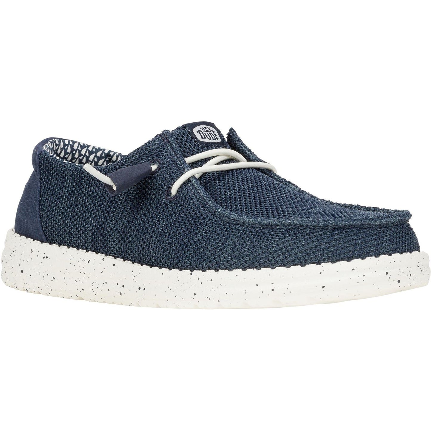 HEYDUDE Women's Wendy Stretch Mesh Shoes in Navy
