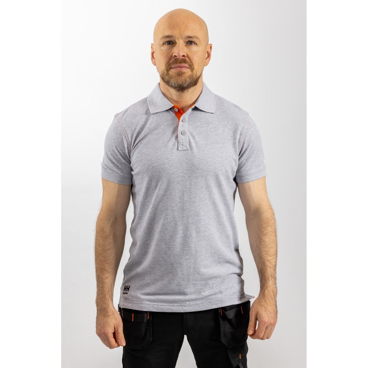 Helly Hansen Workwear Oxford Cotton Men's Grey Polo Shirt