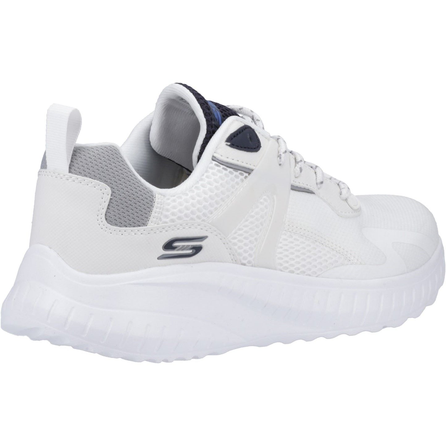 Skechers Men's Bobs Squad Chaos Elevated Drift Trainers in White/Multi