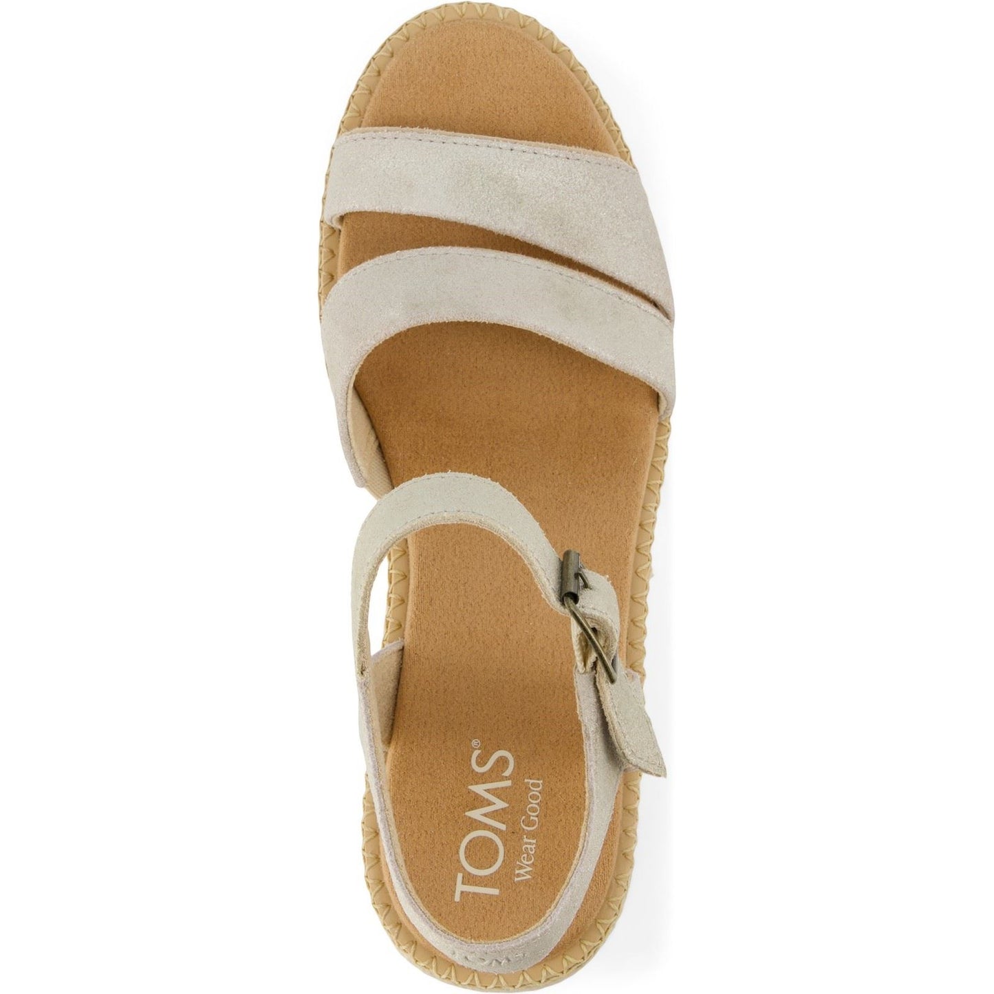 TOMS Women's Darya Sandal in Champagne