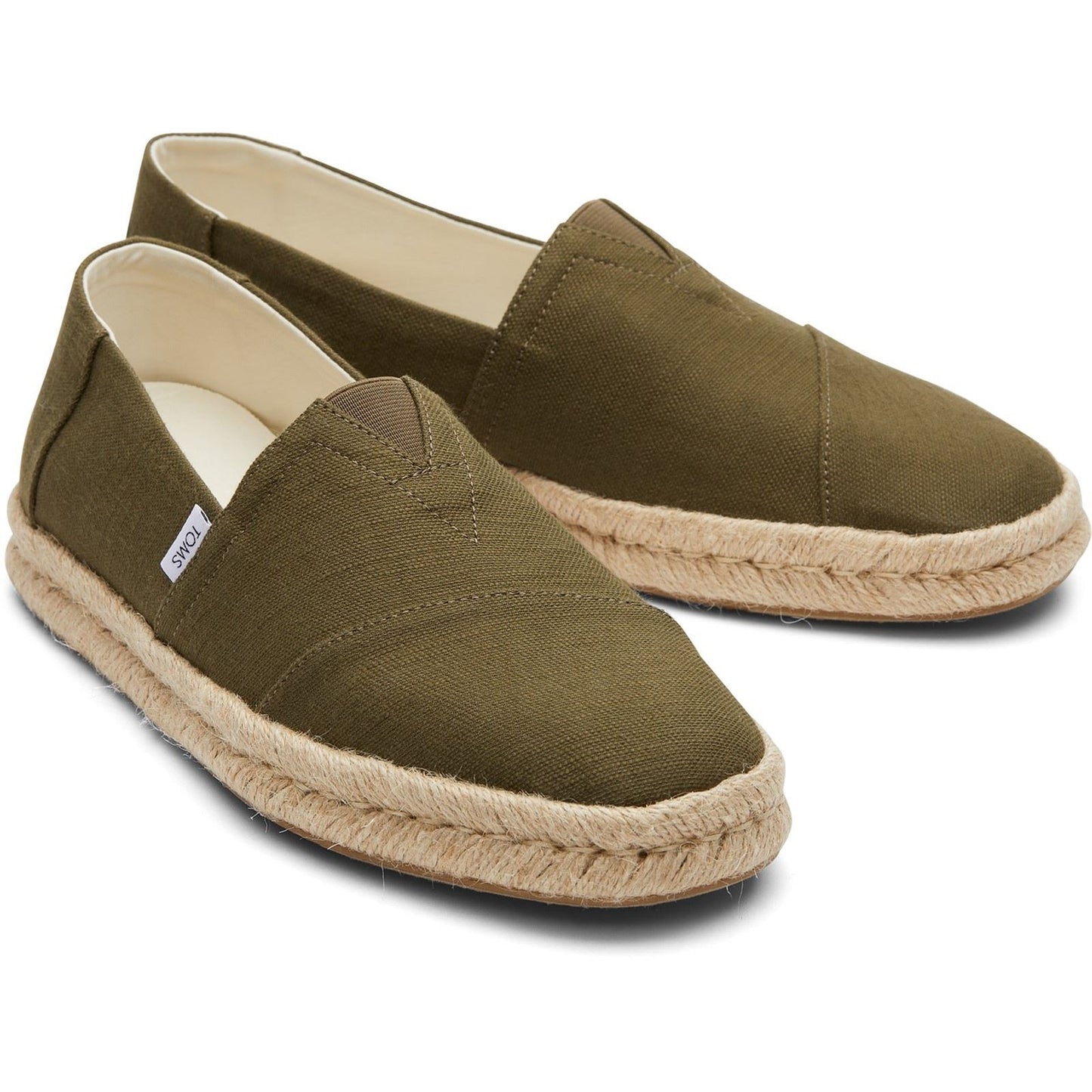 TOMS Alpargata Rope 2.0 Cotton Men's Olive Shoes