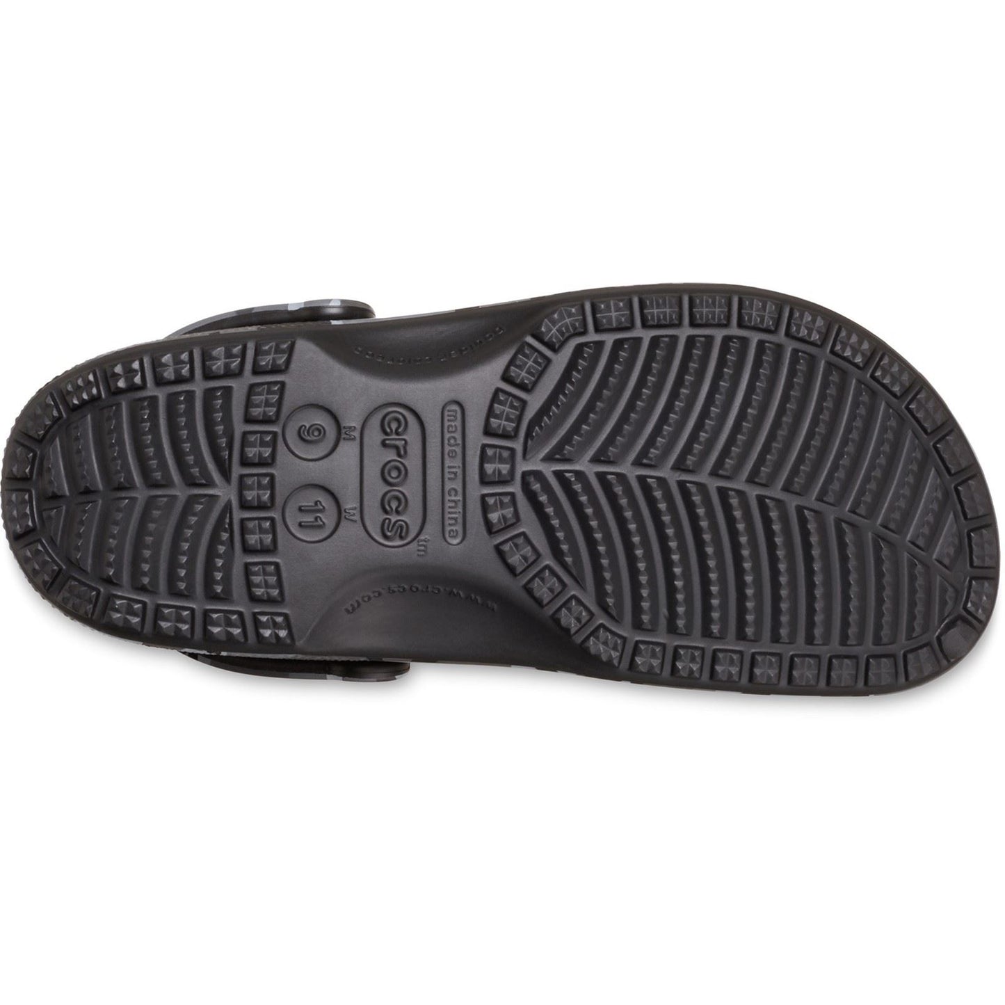 Crocs Classic Camouflage Thermoplastic Men's Black/Slate Grey Sandals