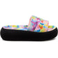 Rocket Dog Women's Splash Loyal Tie Dye Sandal in Pink/Multi