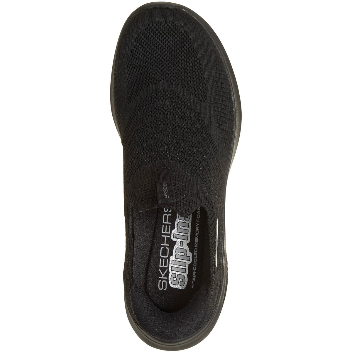 Skechers Ultra Flex 4.0 Pure Dream Textile Women's Black Knit/Trim Trainers