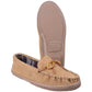 Cotswold Men's Alberta Moccasin Slipper in Beige