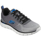 Skechers Track - Ripkent Textile Men's Charcoal Trainers