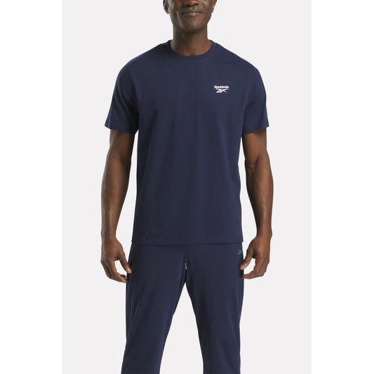 Reebok Cody Crew Neck Tee Cotton Men's Blue Short Sleeve T-Shirt