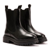 Osprey London The Hampton Chelsea Leather Women's Black/Merlot Boots