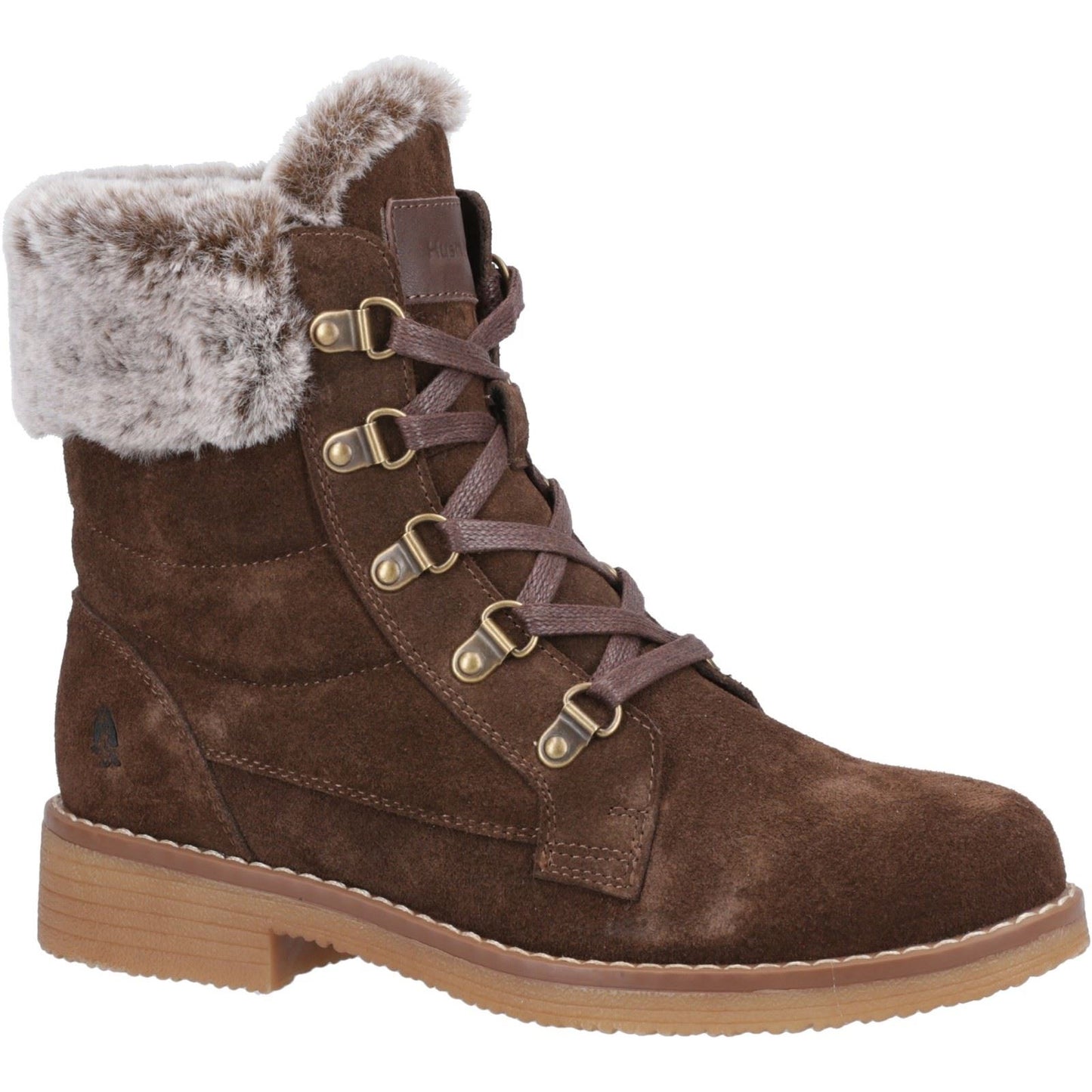 Hush Puppies Women's Florence Mid Boot in Chocolate