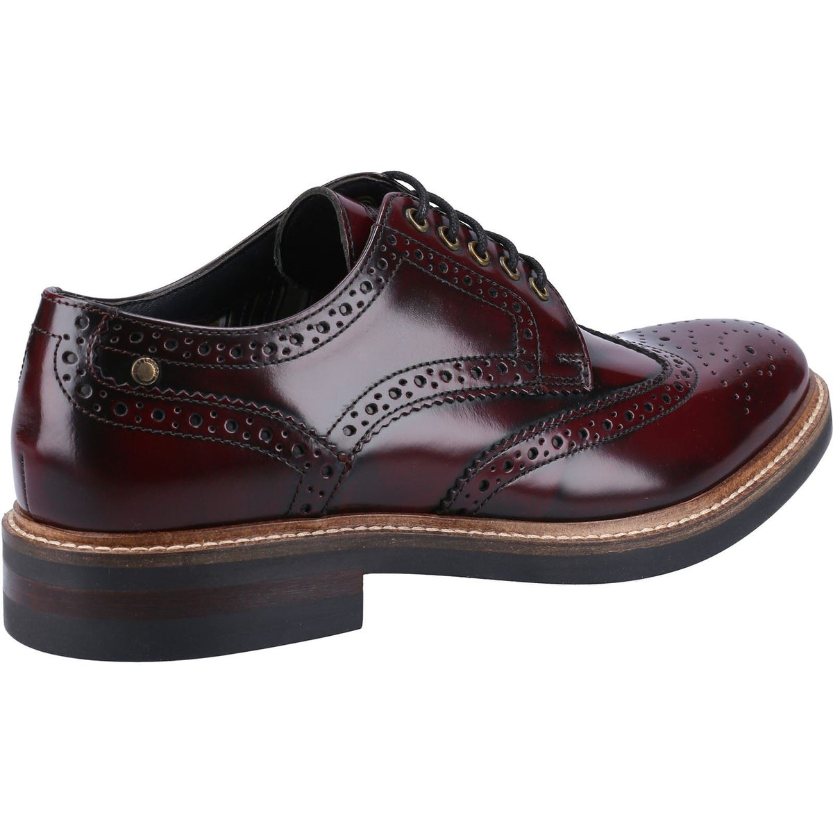 Base London Woburn Excel Leather Men's Bordo Brogues Shoes