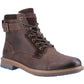 Hush Puppies Jordan Leather Men's Brown Ankle Boots