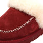 Osprey London The Celeste Suede Women's Merlot Slippers