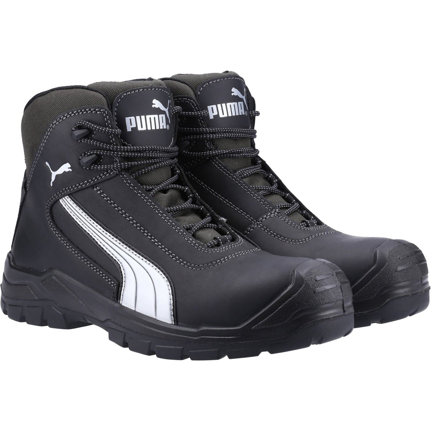 Puma Safety Men's Cascades Mid S3 Safety Boot in Black