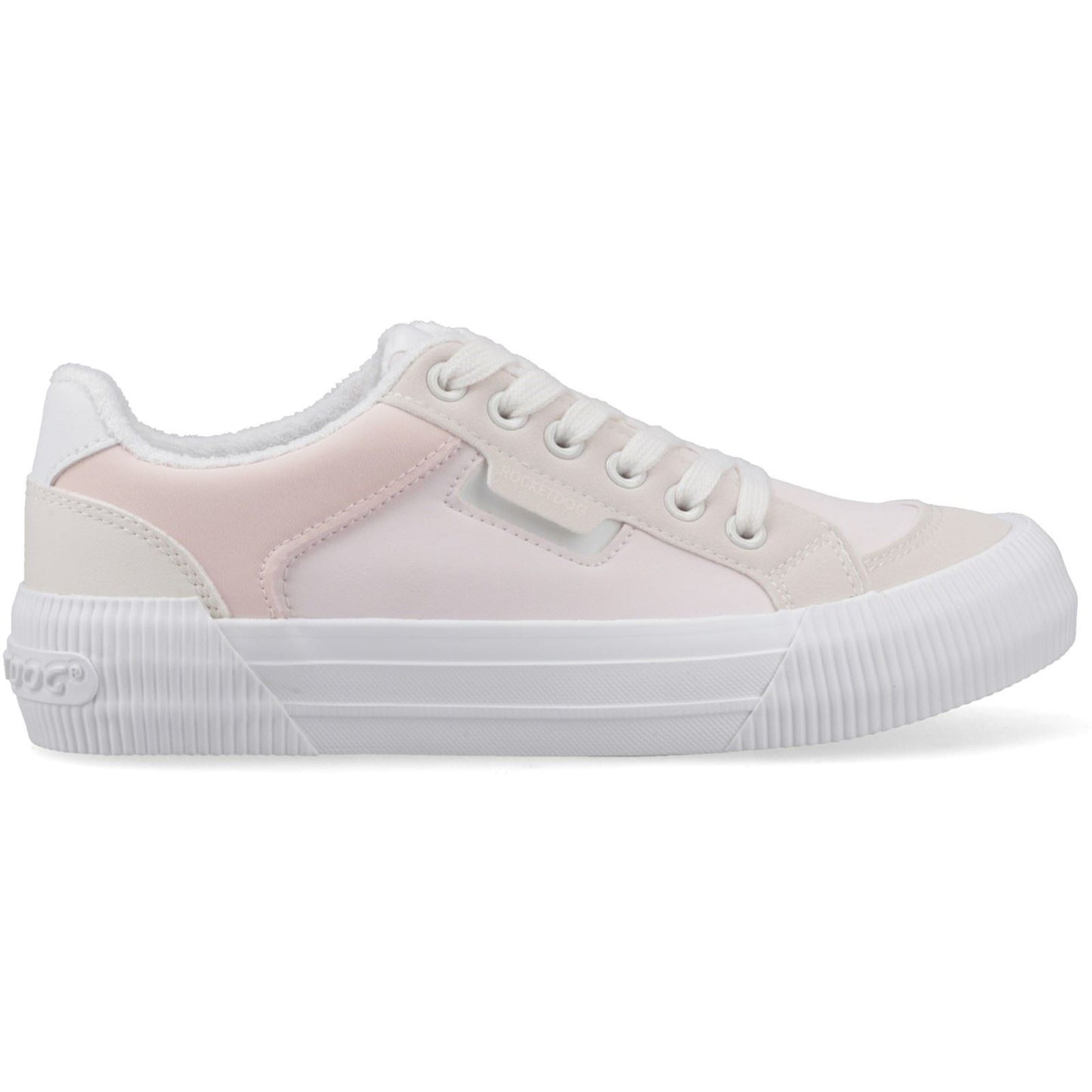 Rocket Dog Cheery Blocked Lyon Textile Women's Pale Combo Trainers