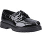Hush Puppies Lucy Patent Leather Youth Black Shoes