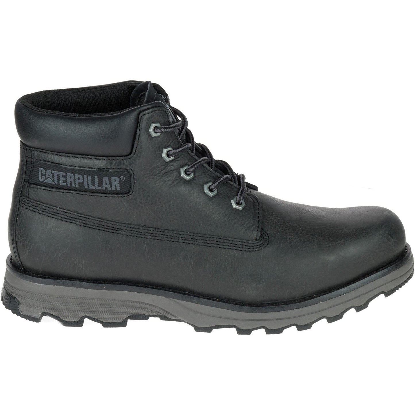 CAT Lifestyle Founder Nubuck Leather Men's Black Ankle Boots