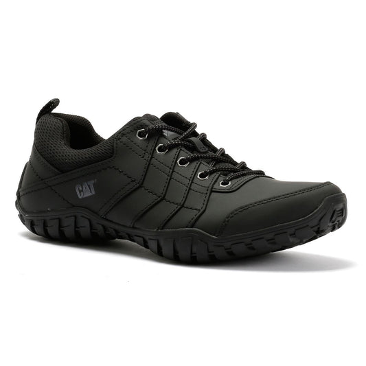 Caterpillar Instruct Suede Men's Black Lace-Up Shoes