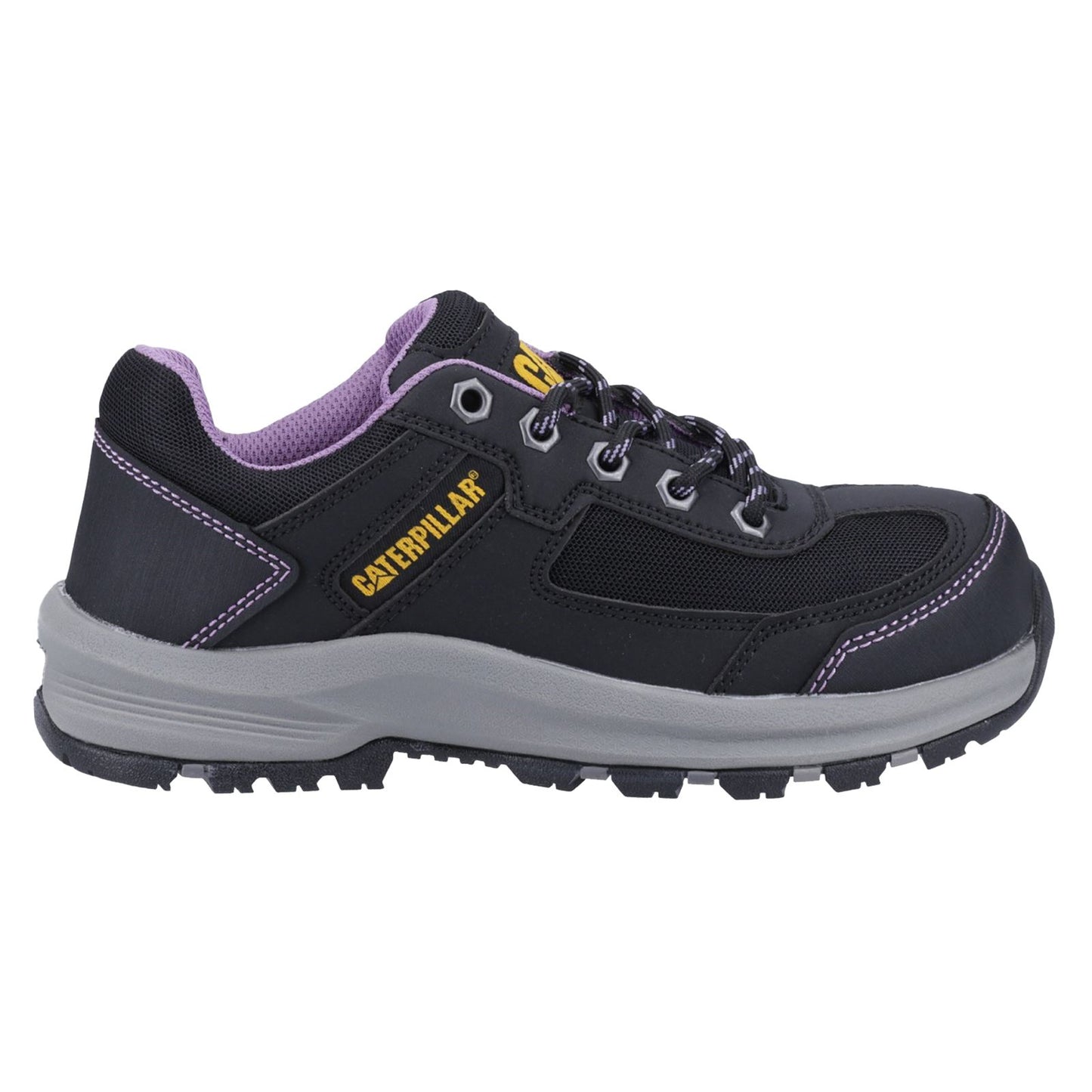 Caterpillar Women's Elmore Work Shoe in Black/Lilac