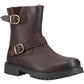 Cotswold Tetbury Leather Women's Brown Heeled Ankle Boots