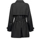 Geox Women's W SOLEIL TRENCH in Black