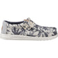HEYDUDE Wally Palm Jute Jute Men's Egret/Cloud Blue Moccasins Shoes
