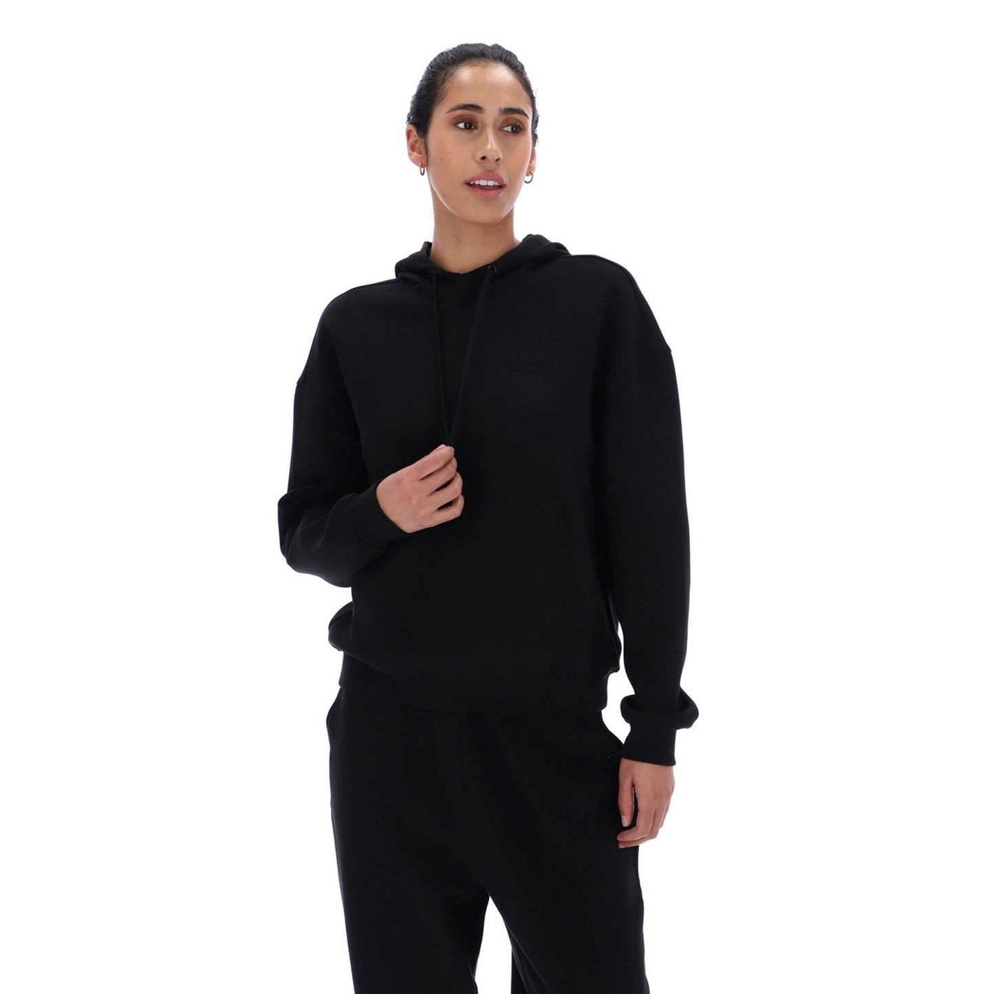 Ted Baker HEIDI TBWHSS2632 Polyester Women's Black Hooded Sweatshirt